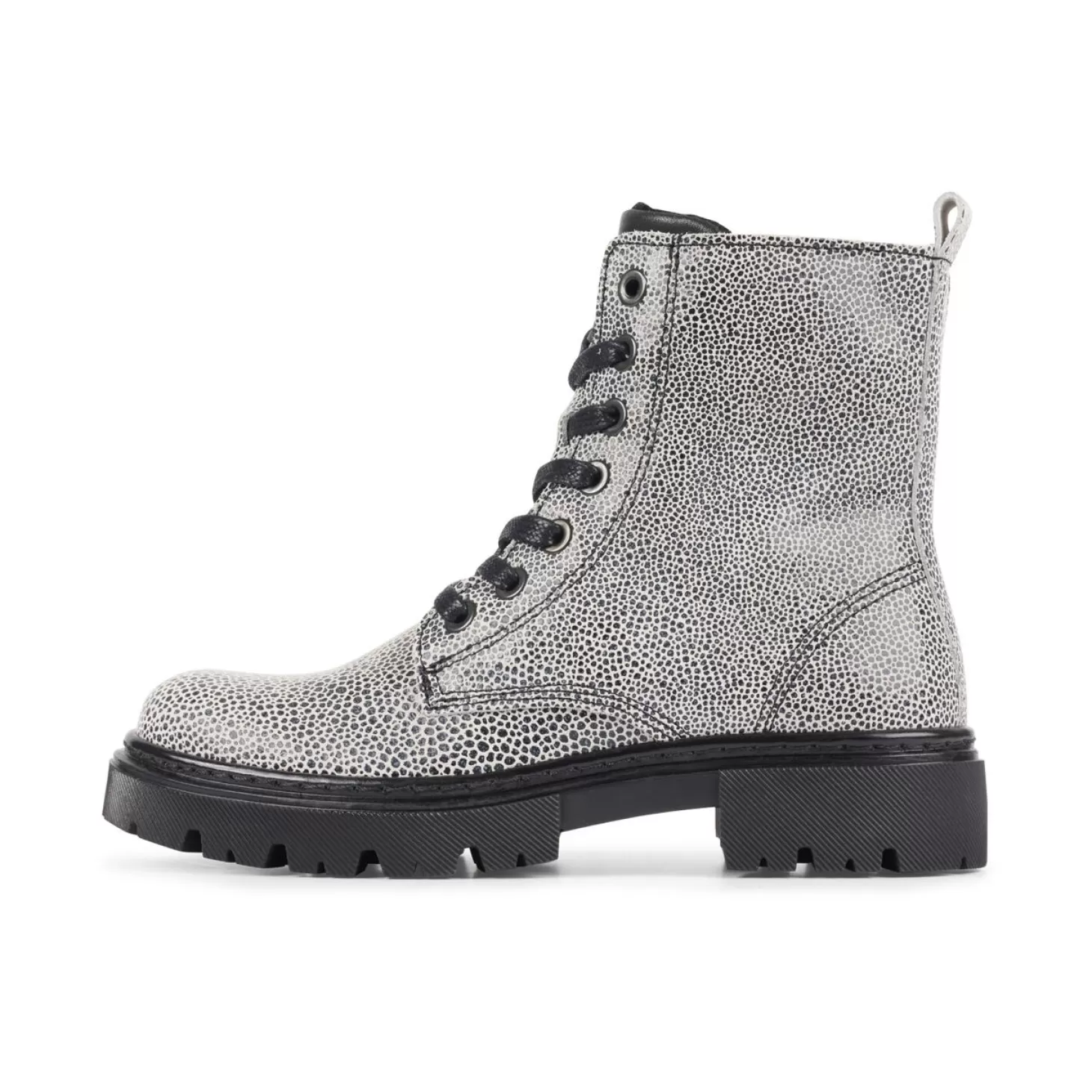 Bullboxer Boots Zwart/Wit Ajs500E6L_Whibkb Flash Sale