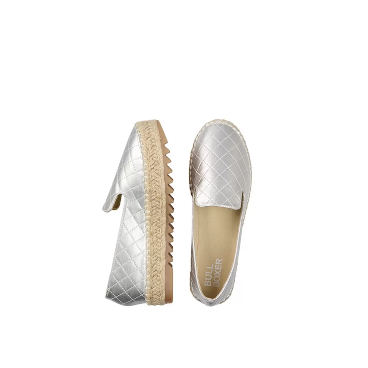 Bullboxer Espadrilles Zilver 155016F4S_Slvrtd Fashion