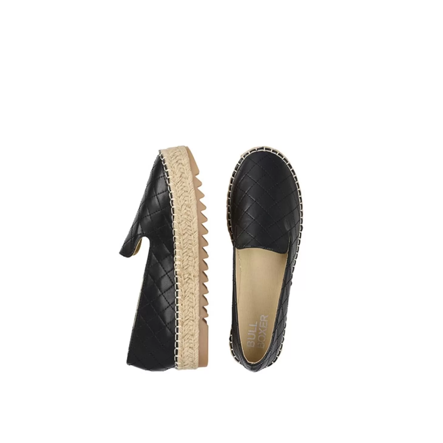 Bullboxer Espadrilles Zwart 155016F4S_Blcktd Flash Sale