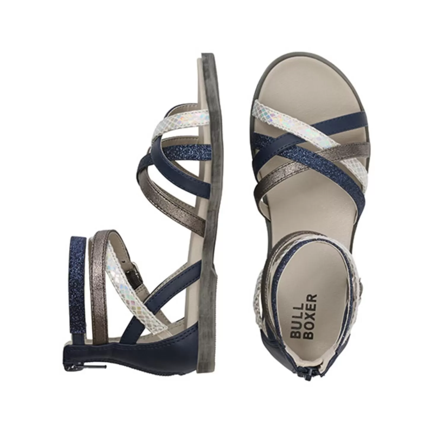 Bullboxer Sandalen Navy Alm018F1S_Nanykb Outlet