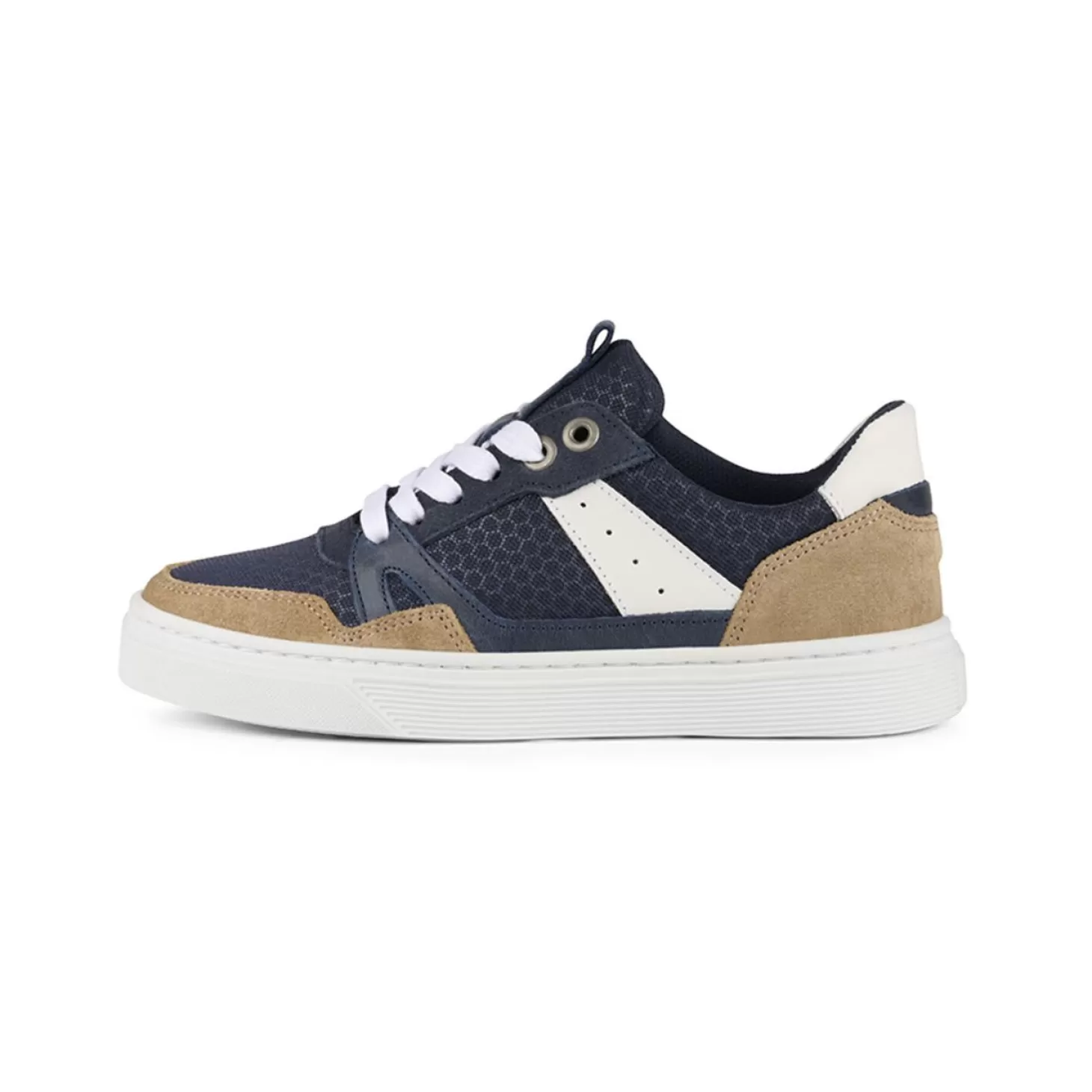 Bullboxer Sneaker Beige-Navy Aop009E5L_Benykb Fashion