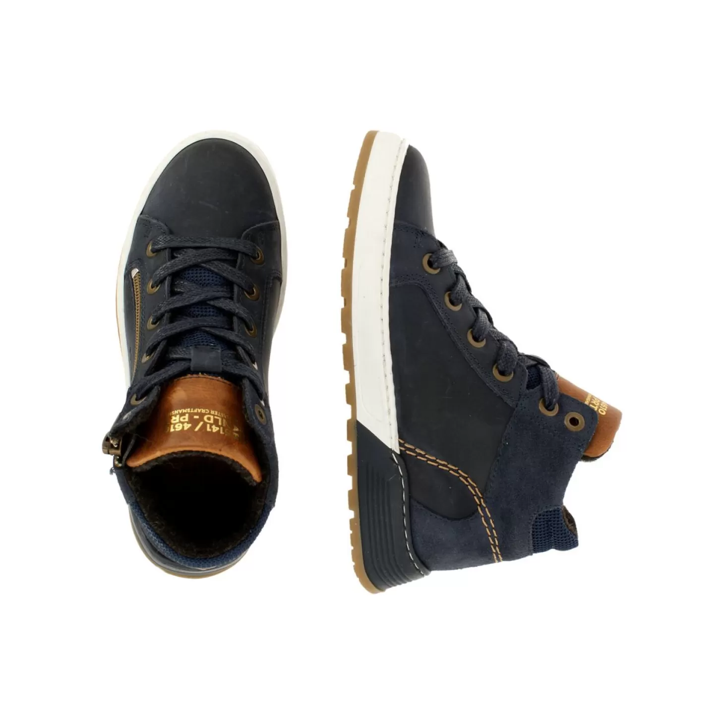 Bullboxer Sneaker Blauw Aof506E6L_Dkblkb Shop