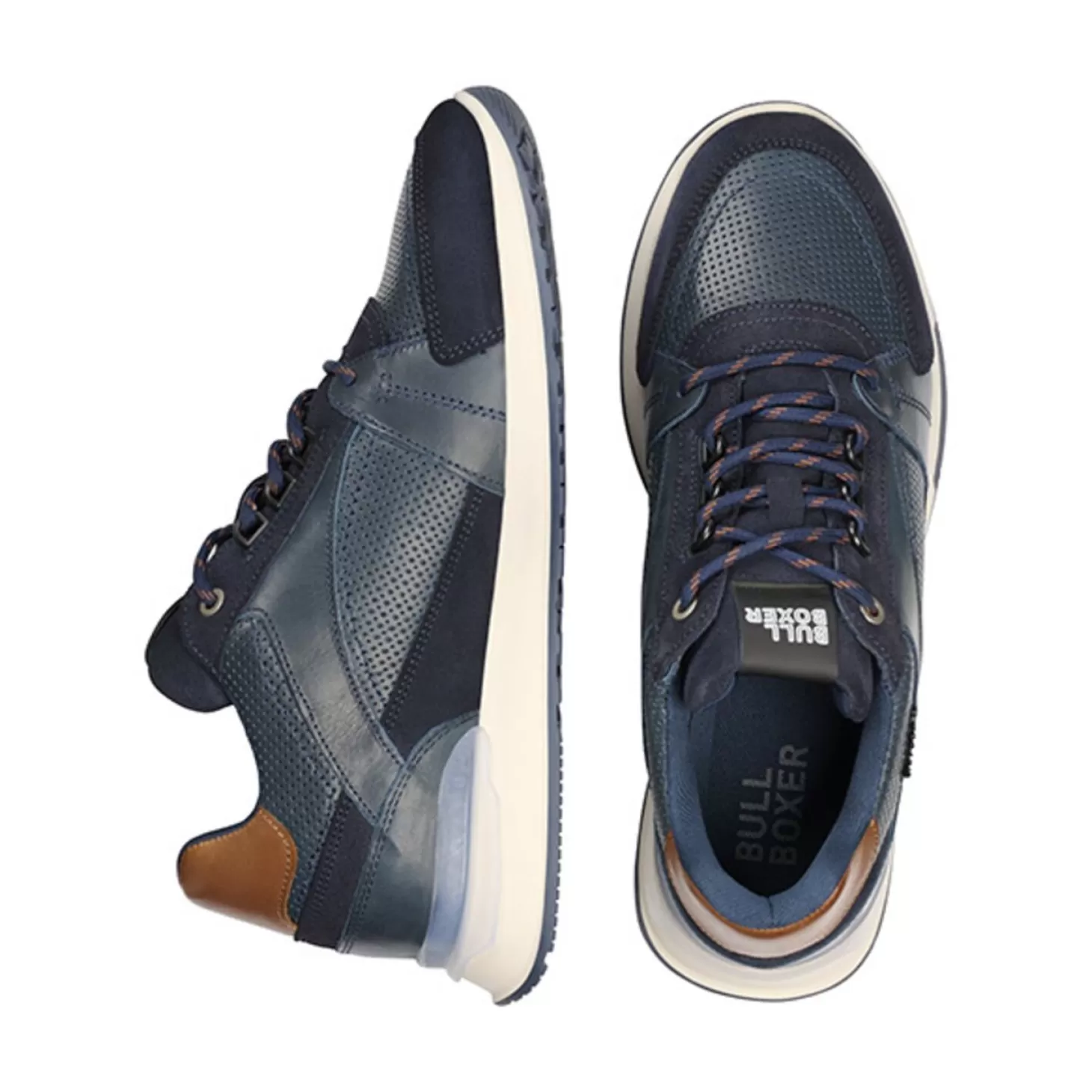 Bullboxer Sneaker Laag Blauw 036P21370Anavysu Fashion