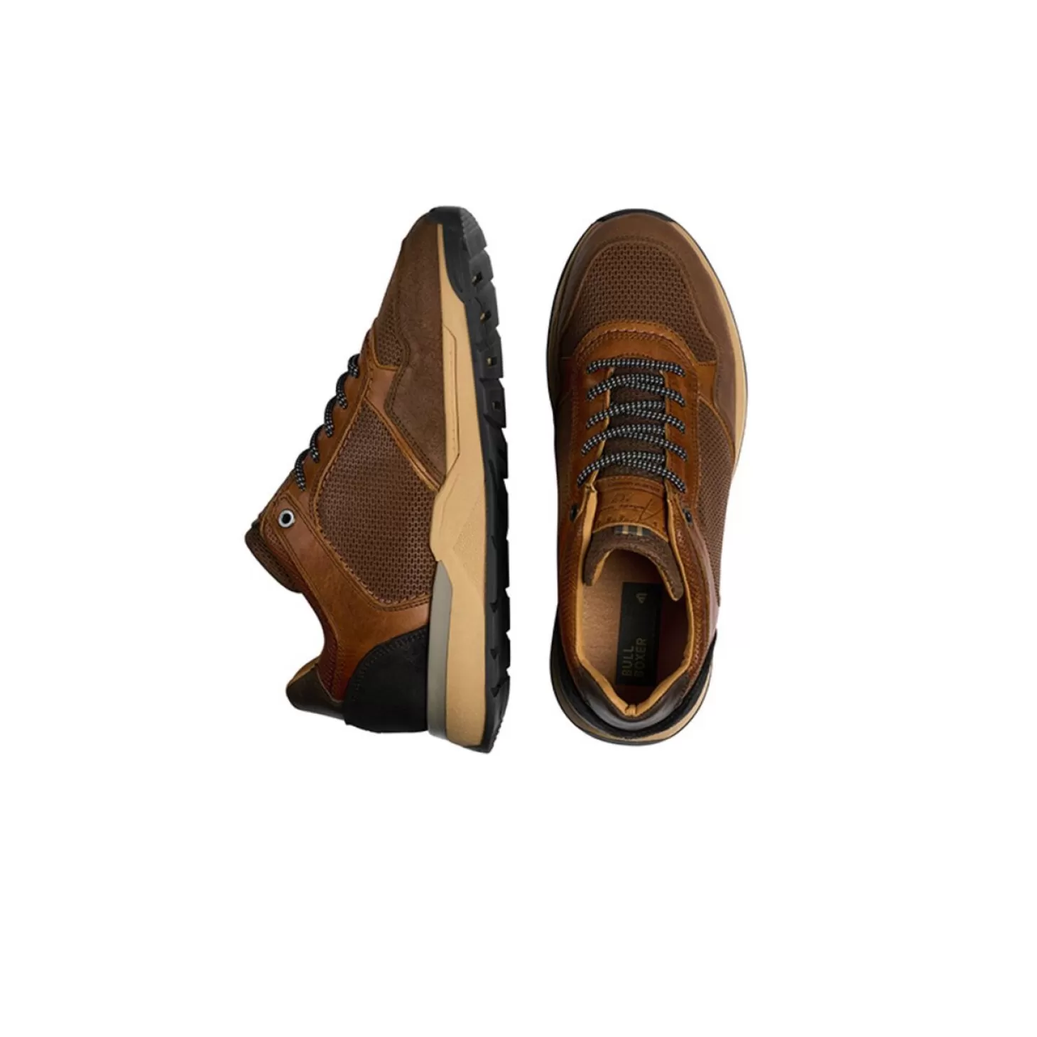 Bullboxer Sneaker Laag Cognac 855K25973Mcobbsu New