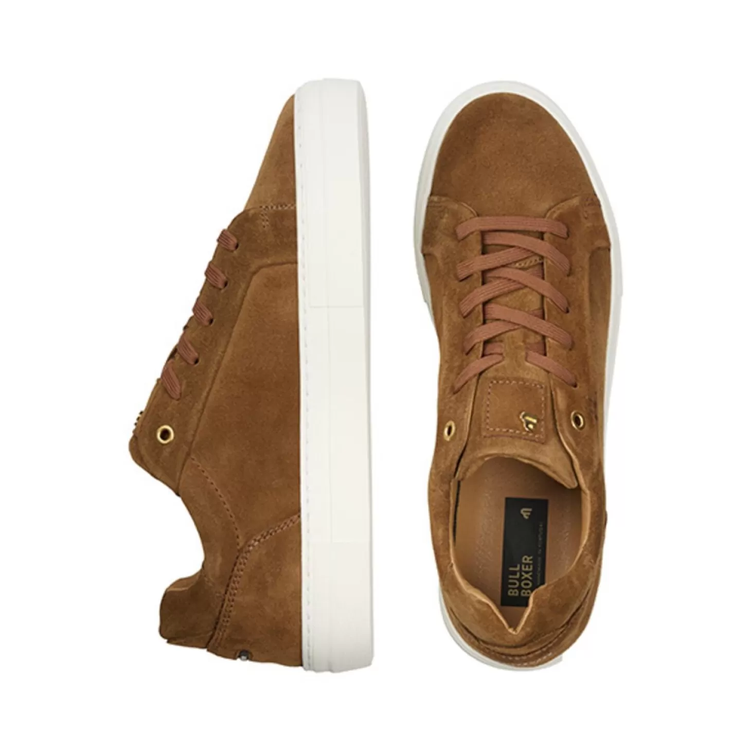 Bullboxer Sneaker Laag Cognac 885P21344Acognsu New