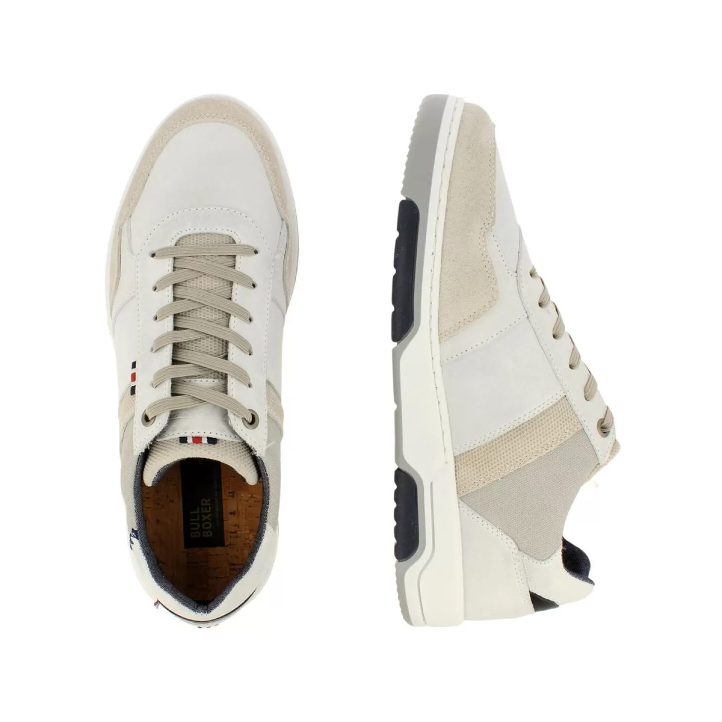 Bullboxer Sneaker Laag Offwhite 343K20630Eowhcsu Discount