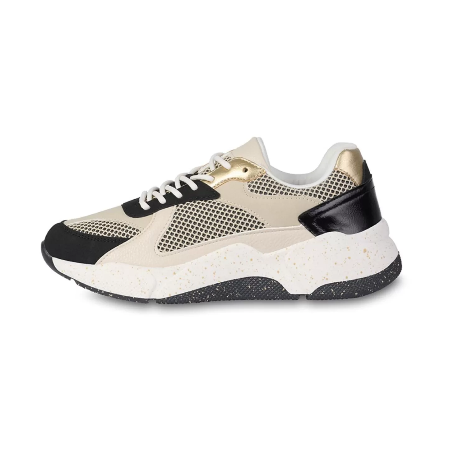 Bullboxer Sneaker Zwart/Zand 077034F5S_Blsdtd Store