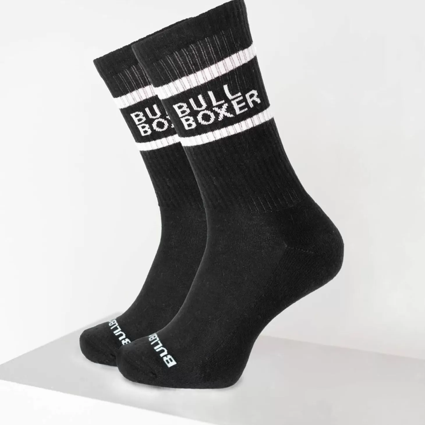 Bullboxer Sokken Heren Zwart/Zwart 2-Pack Flash Sale