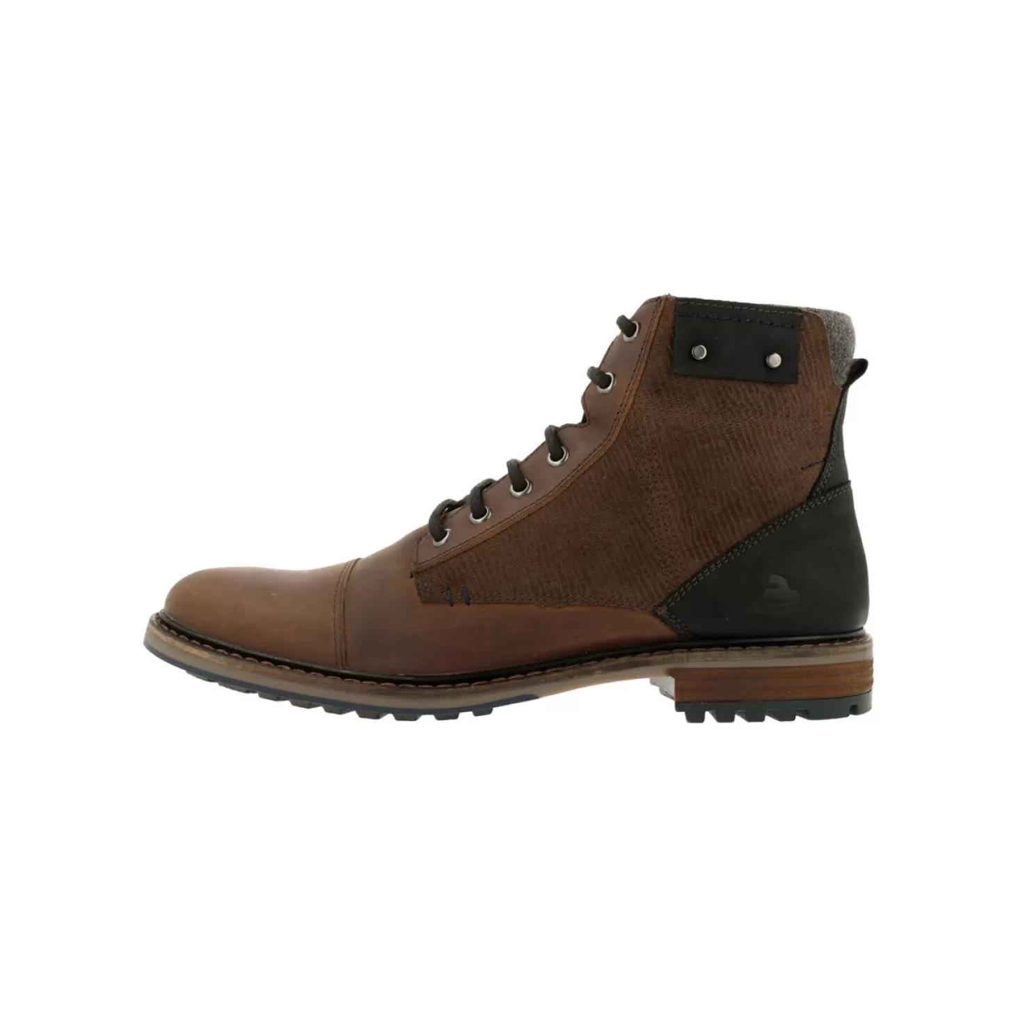 Bullboxer Veterschoen Bruin/Zwart 791I85508Ddbbksu Discount